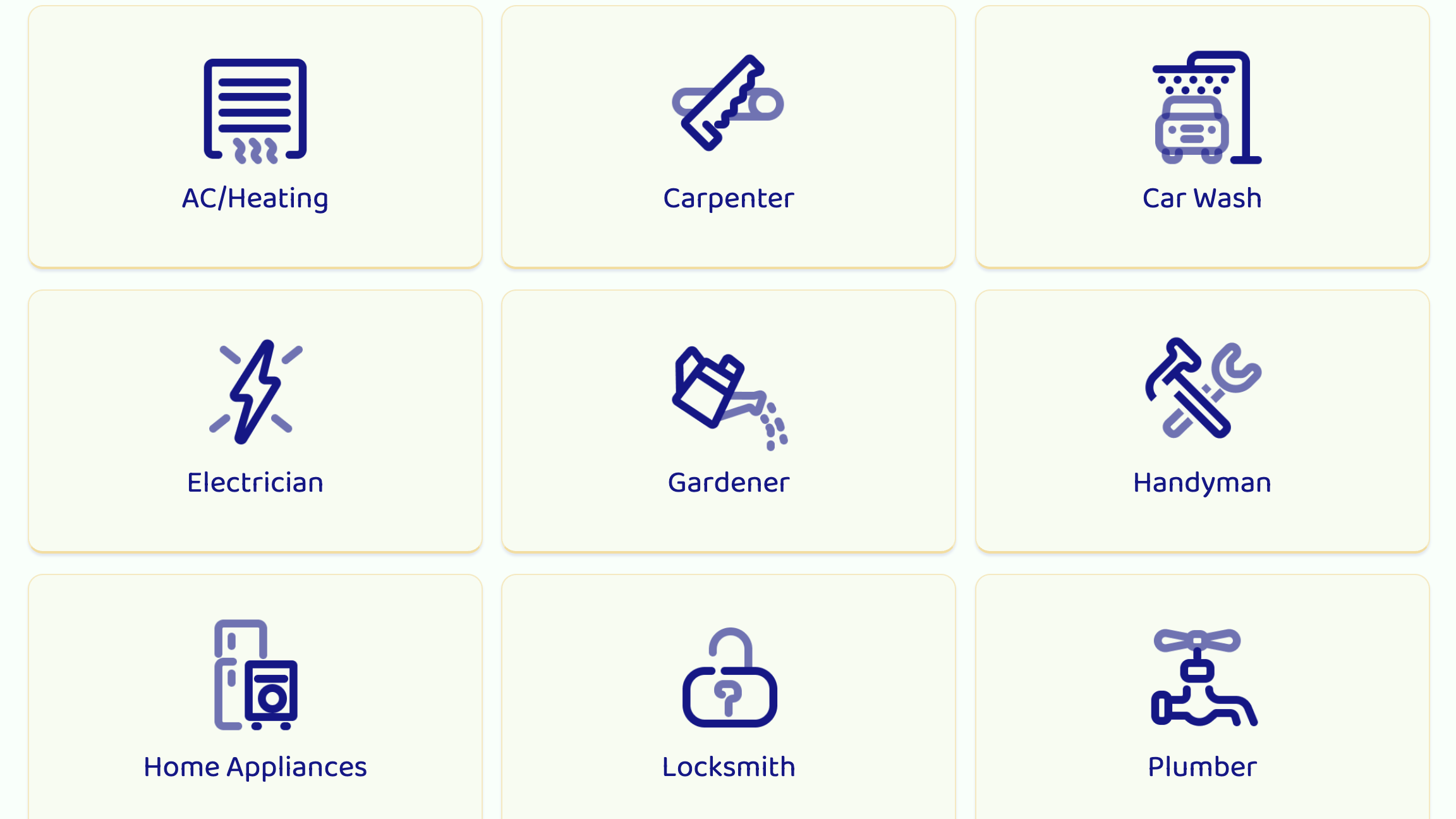 Wasook — service categories and provider profiles